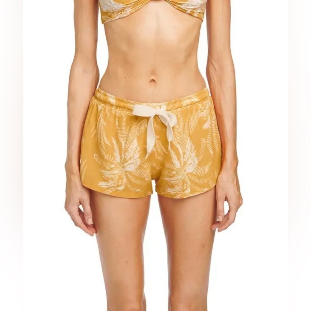 ROBIN PICCONE Chandy Cover-Up Shorts in Dandelion